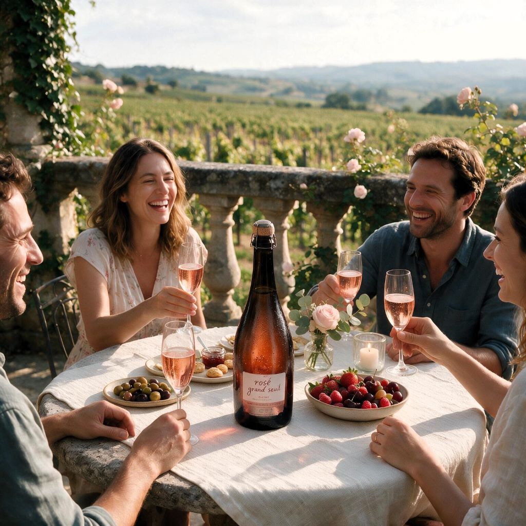 Château Grand Seuil les Fines Bulles Rosé