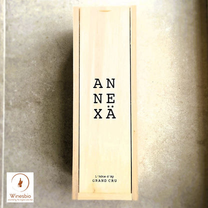 Waris Hubert Annexä l'Hôte d'Aÿ' Champagne Grand Cru 'Aÿ' wooden box
